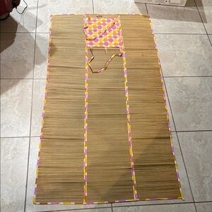 Colorful Bamboo Beach Mat